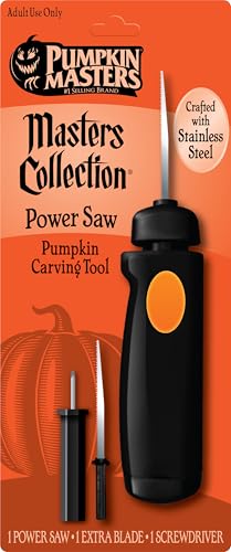 Pumpkin Masters - Masters Collection Power Saw, Easy-Grip Design and Interchangeable Blads for Maximum Control and Comfort - Image 1