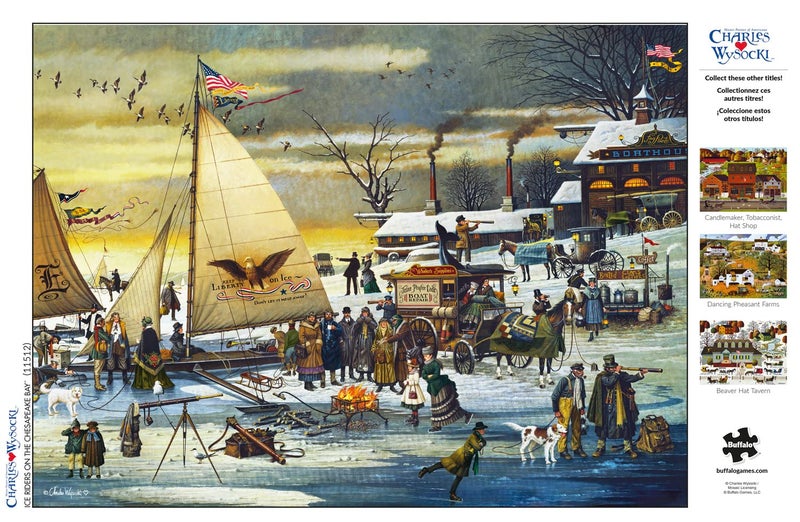 Buffalo Games - Charles Wysocki - Ice Riders on The Chesapeake Bay - 1000 Piece Jigsaw Puzzle for Adults Challenging Puzzle Perfect for Game Nights - Image 5