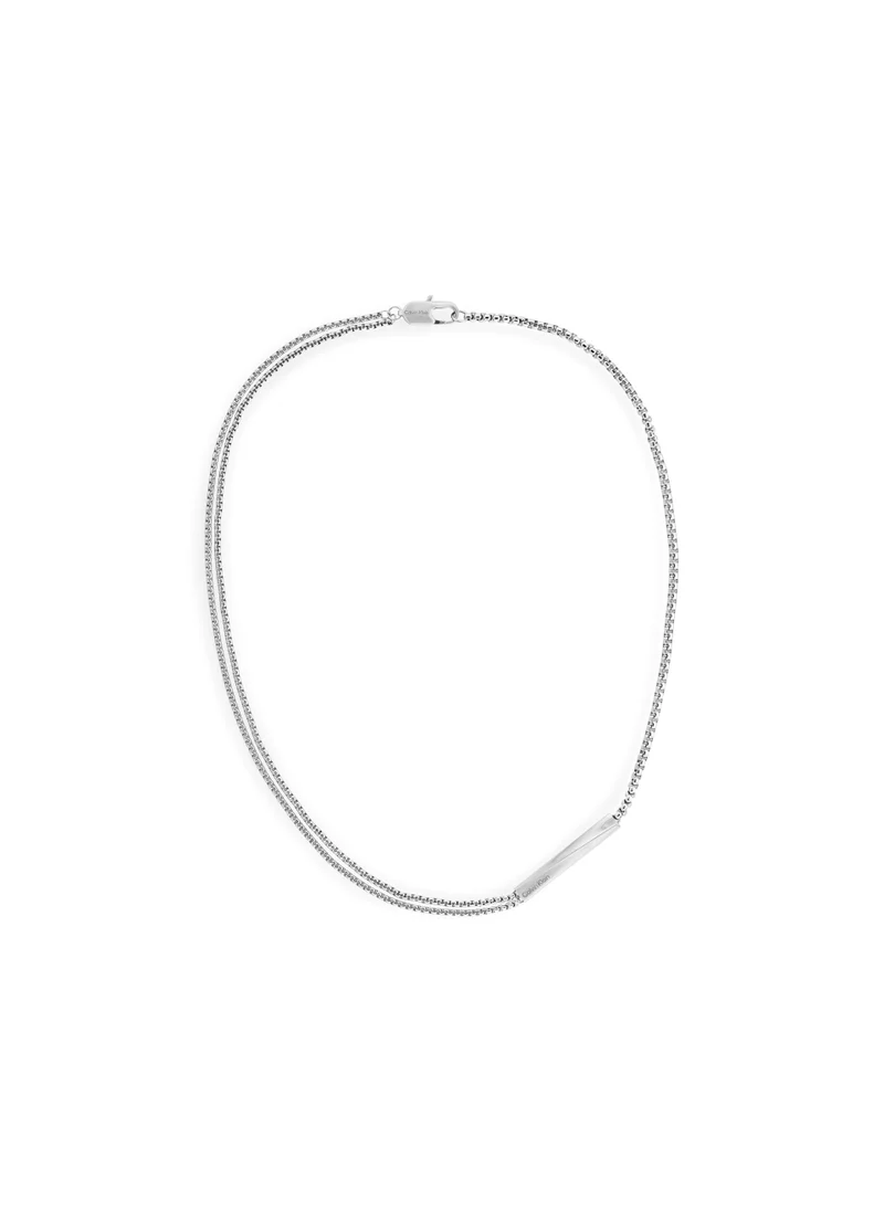 CALVIN KLEIN Chain Detailed Necklace