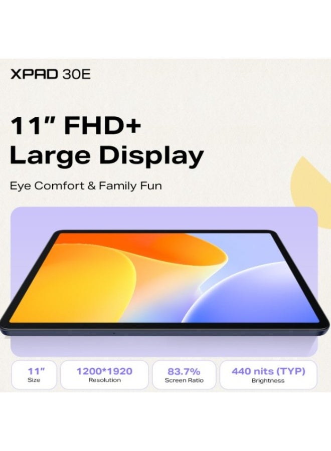 Infinix XPad 30E 4G - 128GB/4GB, 11" FHD+,IPS LCDD 60Hz Display, 7200 mAh Battery, SIM card, Green - Image 4