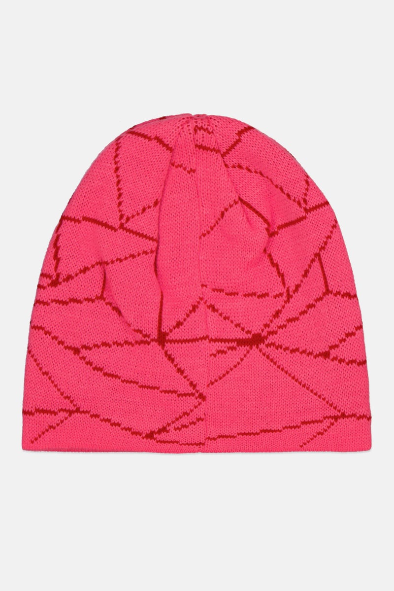 Spyder Kids Girl Brand Logo Beanie, Neon Pink - Image 2
