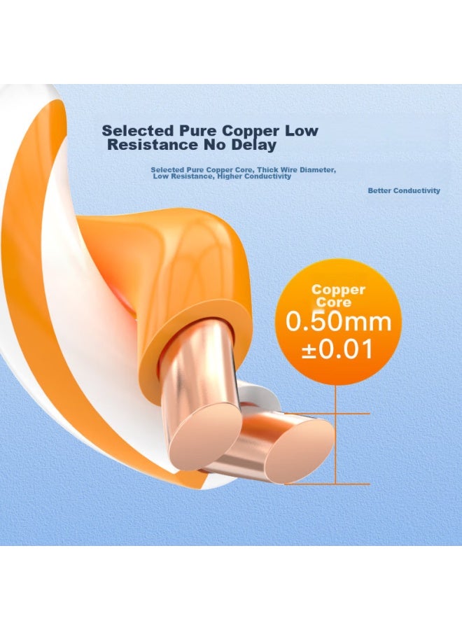 CHOSEAL Akihabara Original Cat5e Ethernet Cable Cat5e Pure Copper Core, Unshielded Engineering Network Cable, Surveillance Cable, Blue, 100 Meters, Qs2608bt100s - Image 1
