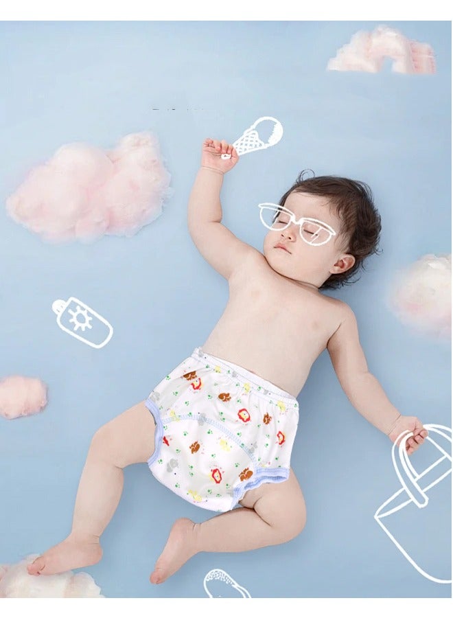 Loquat Baby Potty Training Pants, Breathable Toddler Boys and Girls Pee Training Underpants, Reusable Cotton Training Pants for 0-3 Years Baby and Toddlers Unisex,Leak proof breathable bread pants - Image 2
