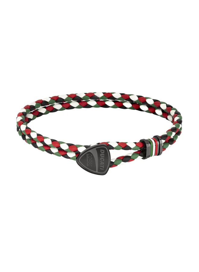 Ducati Corse Ducati Scudetto Multicolor Bracelet For Men - DTAGB2137502