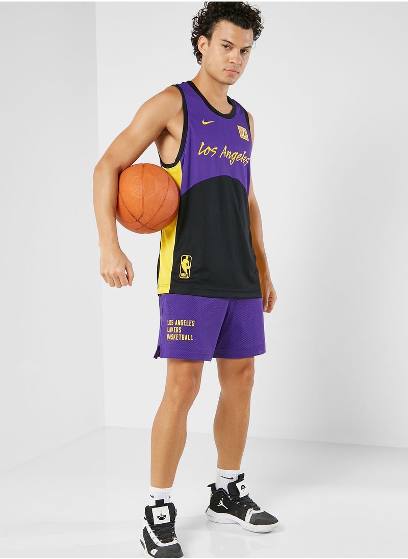 Nike - Los Angeles Lakers Openhole Shorts - Image 1