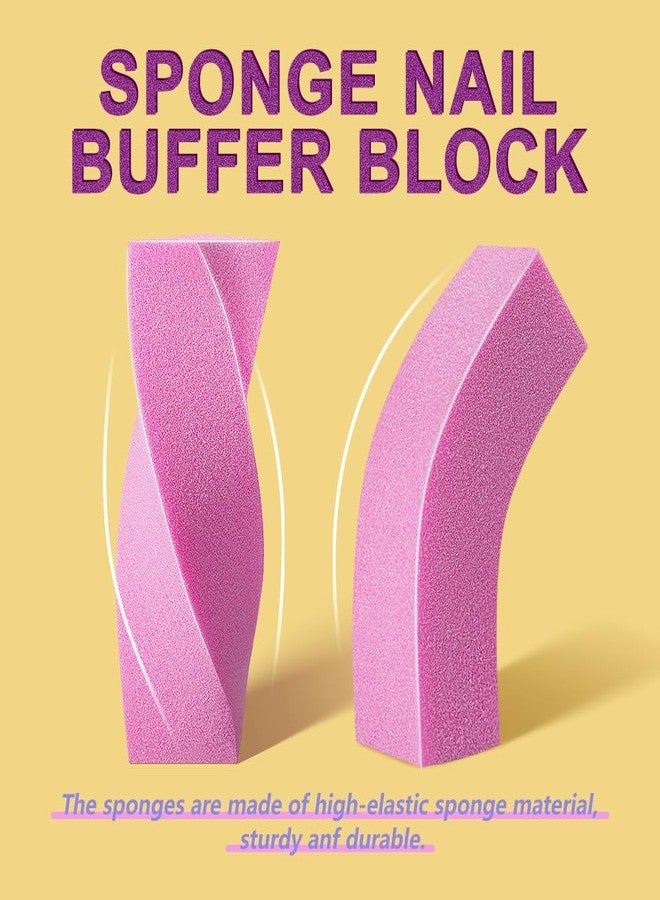 TsMADDTs Nail Buffers and Files, 6PCS Buffer Blocks, 6PCS 100 180 Grit Files, Professional Manicure Tools Kit, Nail Care Tools Kit for Women - Image 5