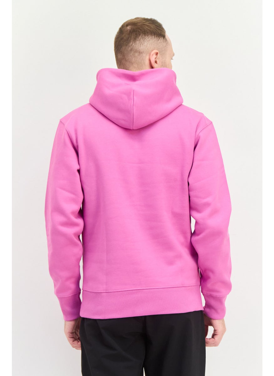 adidas Originals Men Sportswear Fit Long Sleeve Outdoor Sweatshirt, Violet  - Image 3