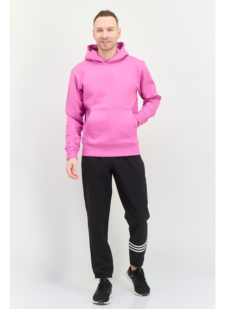 adidas Originals Men Sportswear Fit Long Sleeve Outdoor Sweatshirt, Violet  - Image 4