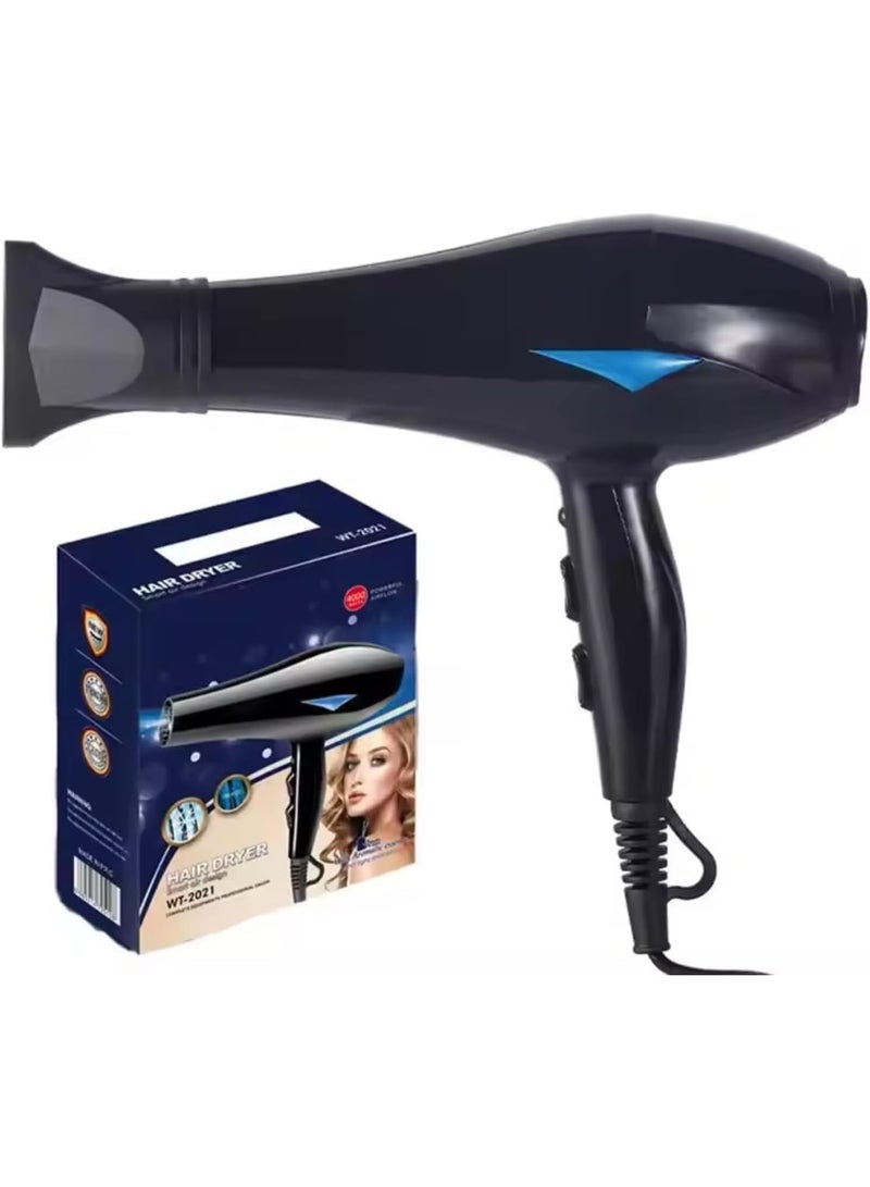 مجفف شعر احترافي مع موزع الهواء وفوهة تركيز، إعدادات متعددة - Image 4