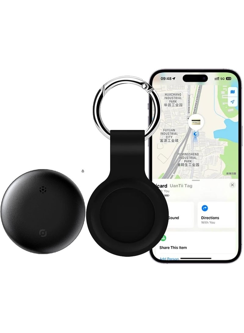 جهاز تعقب بلوتوث ومحدد مواقع (معتمد من MFi) يعمل مع تطبيق "Find My" (لنظام iOS فقط) – محدد مواقع مقاوم للماء ومضاد للضياع للمفاتيح والمحافظ والأمتعة – ببطارية قابلة للاستبدال - Image 1