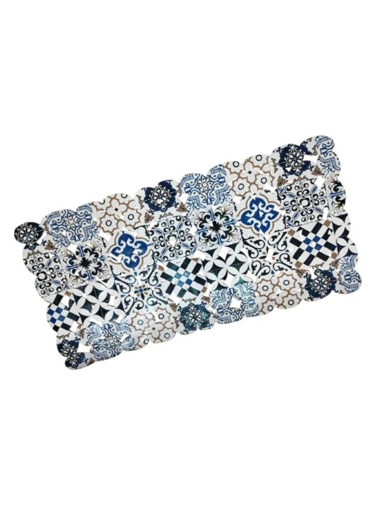 Spaceshoop - Bath Mat Rectangular Bath Mat Home Use Non-Slip Soft Foot Mat Silicone Material Perfect Size:70 * 35cm - Image 1