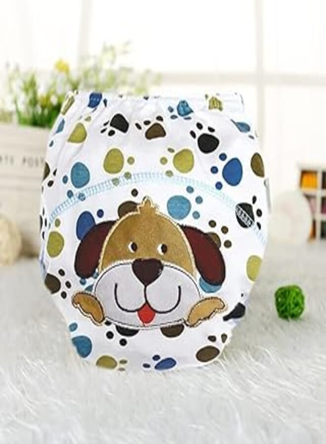 حفاضات الأطفال من هانسو مصنوعة من القطن وقابلة لإعادة الاستخدام وحفاضات قماشية قابلة للغسل@@ سراويل تدريب الأطفال@@ مثالية للأطفال الصغار والأطفال (الكلاب)