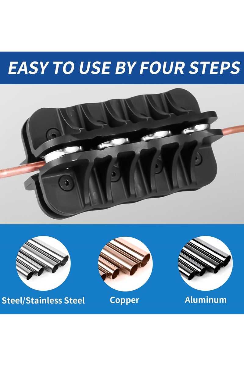 3/16 Inch Tubing Straightener, Handheld Brake Line Tube Straightening Tool for Fuel Line Copper Aluminum Steel Coils - Image 3