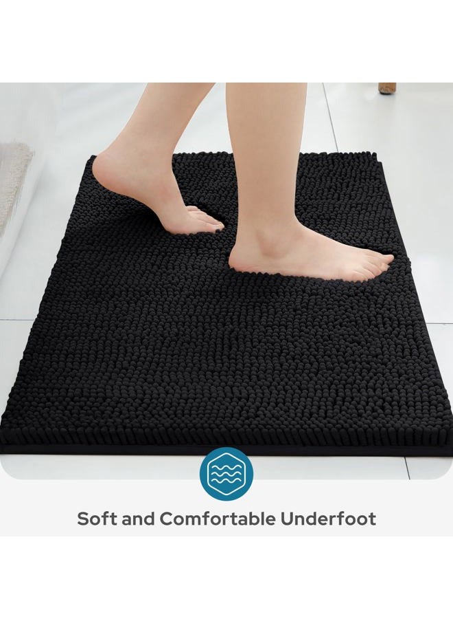 BYSURE 3 Piece Bath Mats Bathroom Rugs Sets Non Slip Extra Absorbent Plush Chenille Soft Washable - Image 4