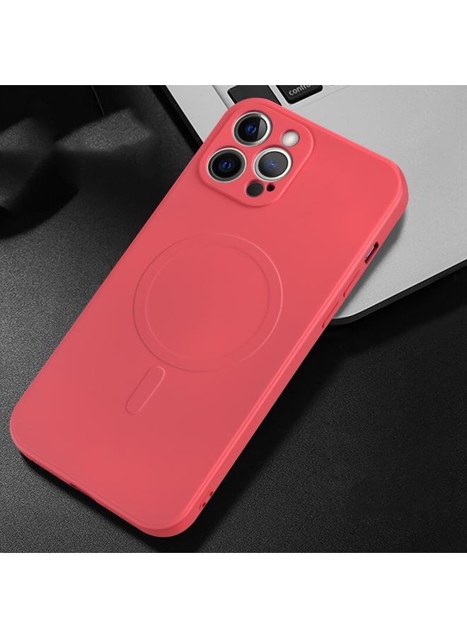 S-TOP Case For iPhone 12 Pro Liquid Silicone Full Coverage Magsafe Phone Case - Image 2