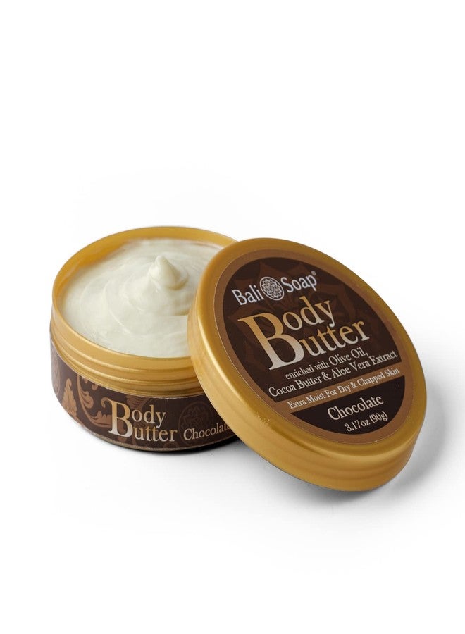 Bali Soap صابون بالي - زبدة الجسم بالشوكولاتة والفانيليا والعسل - كريم معطر للجسم للنساء والرجال - زبدة الكاكاو ومستخلص الألوة فيرا، مجموعة هدايا من 2 عبوة 3.1 أونصة لكل منها - Image 2