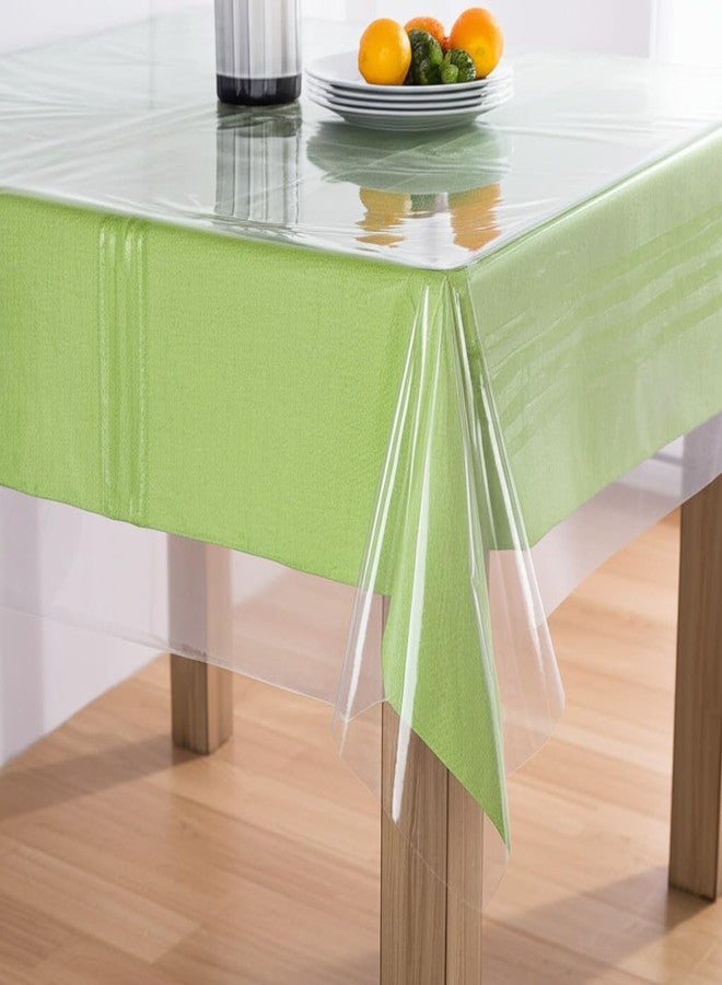 BNYD Clear Plastic Tablecloth Protector, Table Cloth Vinyl (54" x 54") - Image 4