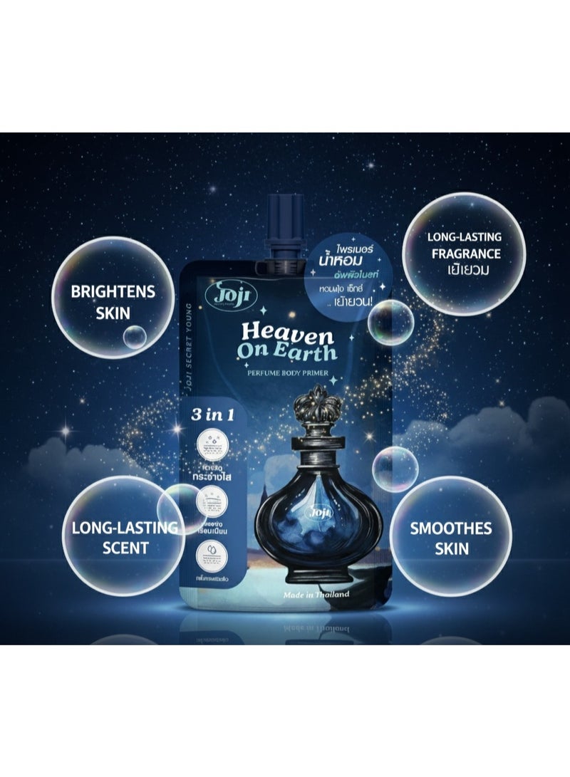 Joji Perfume Body Primer Heaven On Earth – Scented Skin Brightener & Body Perfume Base 50g - Image 2