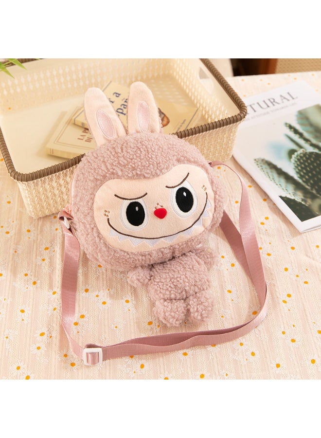 Cute Labubu Crossbody Bag, Cartoon Backpack, Coin Purse, Children's Plush Bag