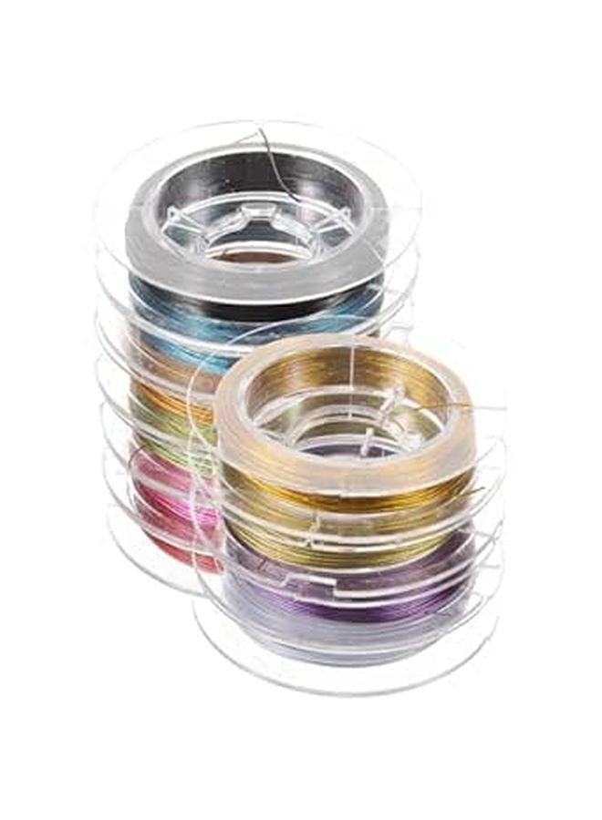 Multi Color 0 3 0 38Mm 10M Cuttable Beading Wire For Jewelry Crafting And Handmade Accessories - Image 1