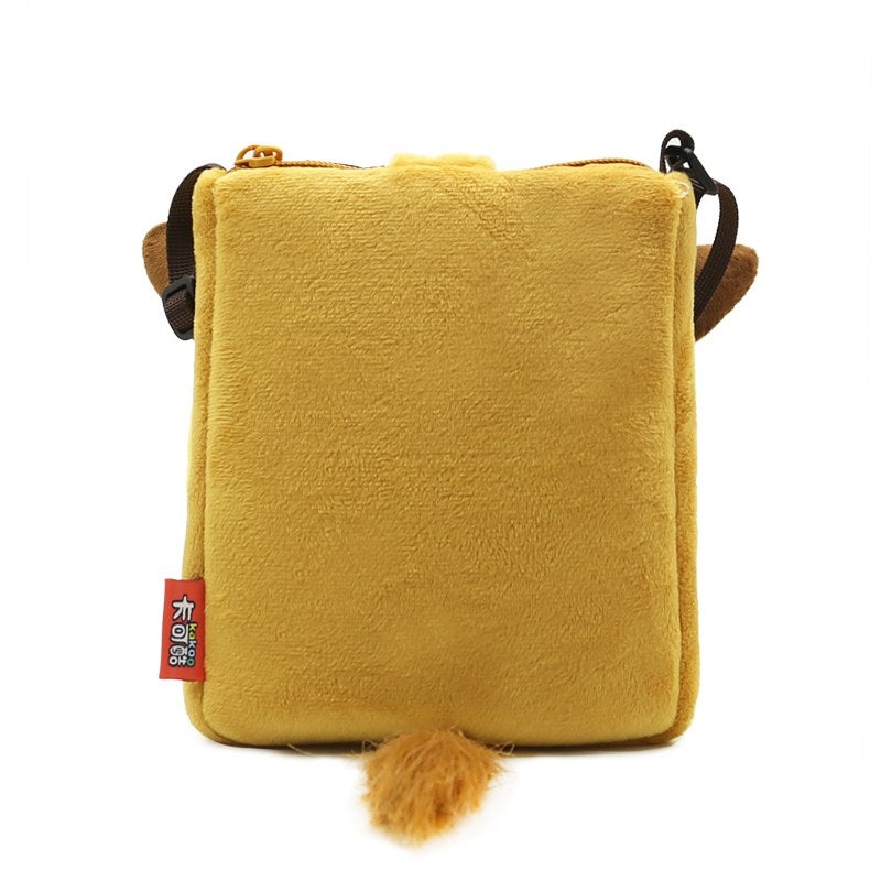 Plush Kids Crossbody Bag, Giraffe Animal Design, Soft Lightweight Shoulder Bag for Daily Outings - Image 4