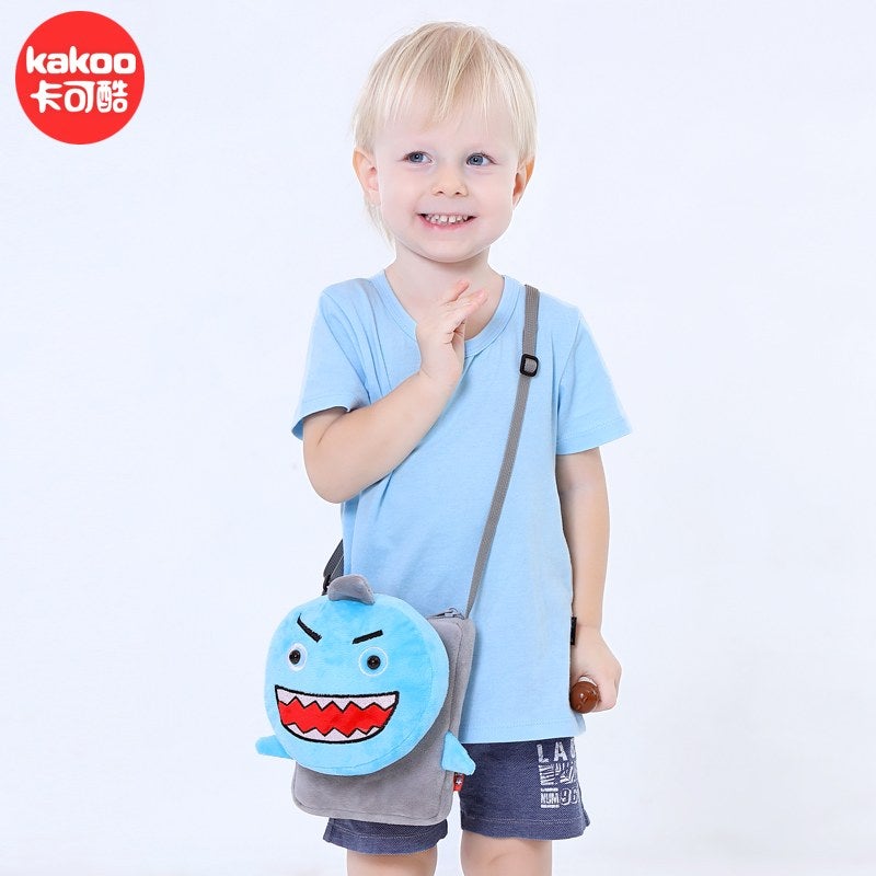 Plush Kids Crossbody Bag, Giraffe Animal Design, Soft Lightweight Shoulder Bag for Daily Outings - Image 5