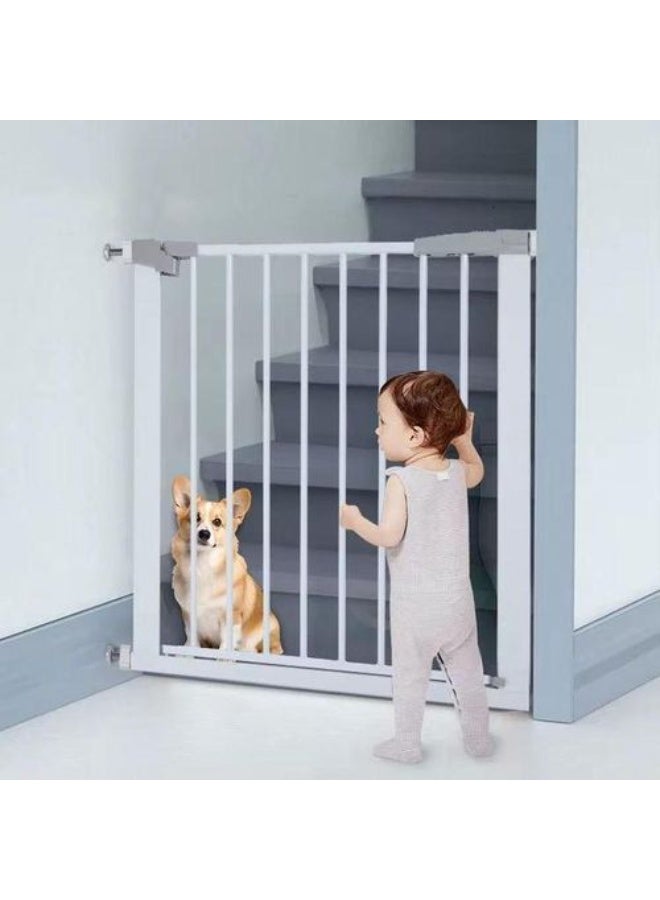 Baby Safety Gate with Stay Open Feature, Fits 70 to 85 cm Openings, Pressure Mounted Security Gates - Image 1