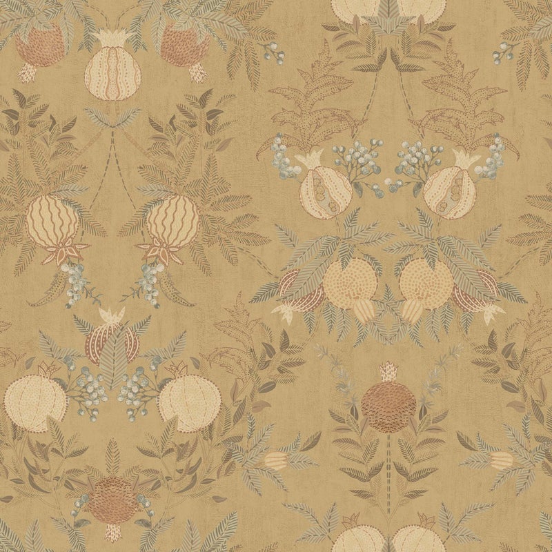 NuWallpaper Chris Loves Julia x NuWallpaper Melograno Wheat Peel and Stick Wallpaper Wheat Botanical Removable Contact Paper for Walls Self Adhesive Wall Covering for Bedroom Living Room Accent Wall - Image 2