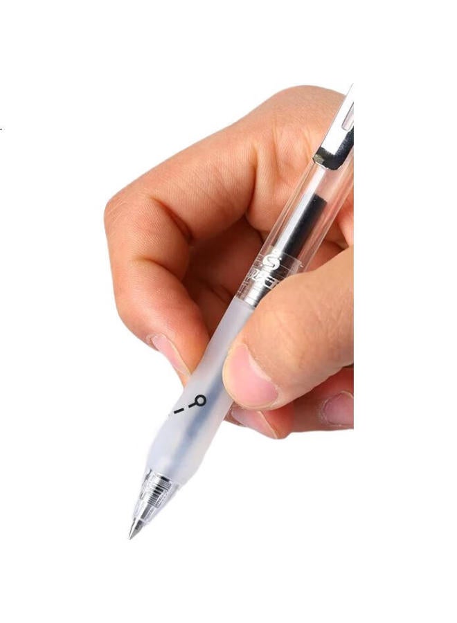 M.G Chenguang (M&G) Stationery Xiaobawang Retractable Gel Pen, Student 0.5Mm Red Pen, Signature Pen, Reinforced 668 Full Needle Tube, Exam-Specific Pen, High Aesthetic Value, Red, 12 Pieces, Agpk4901C - Image 3