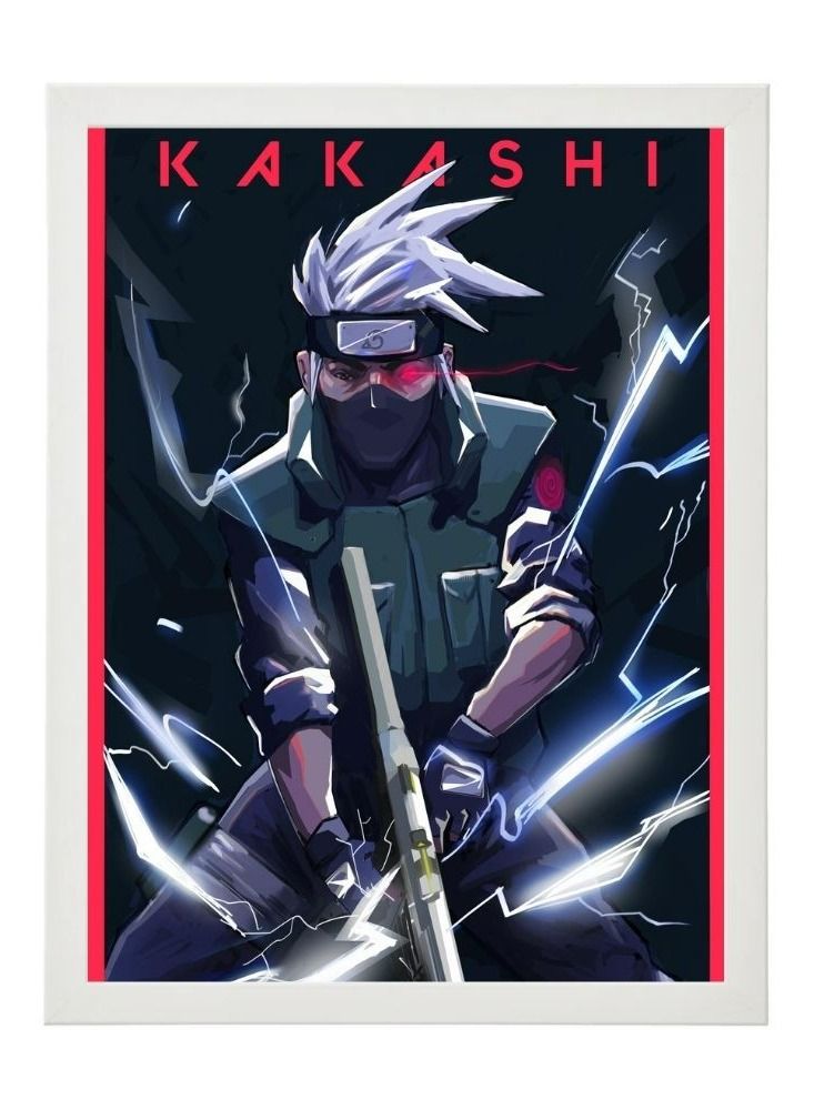 RKN Digital Wall Art Poster Frame Kakashi Hatake 21X30 cm - Image 1