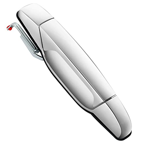 BINWUHI Chrome Exterior Rear Left Driver Door Handle Compatible with The Following Models: 2007-2013 Chevy Silverado Tahoe Avalanche Suburban,GMC Sierra Yukon XL Denali,Cadillac Escalade,15915659 - Image 1
