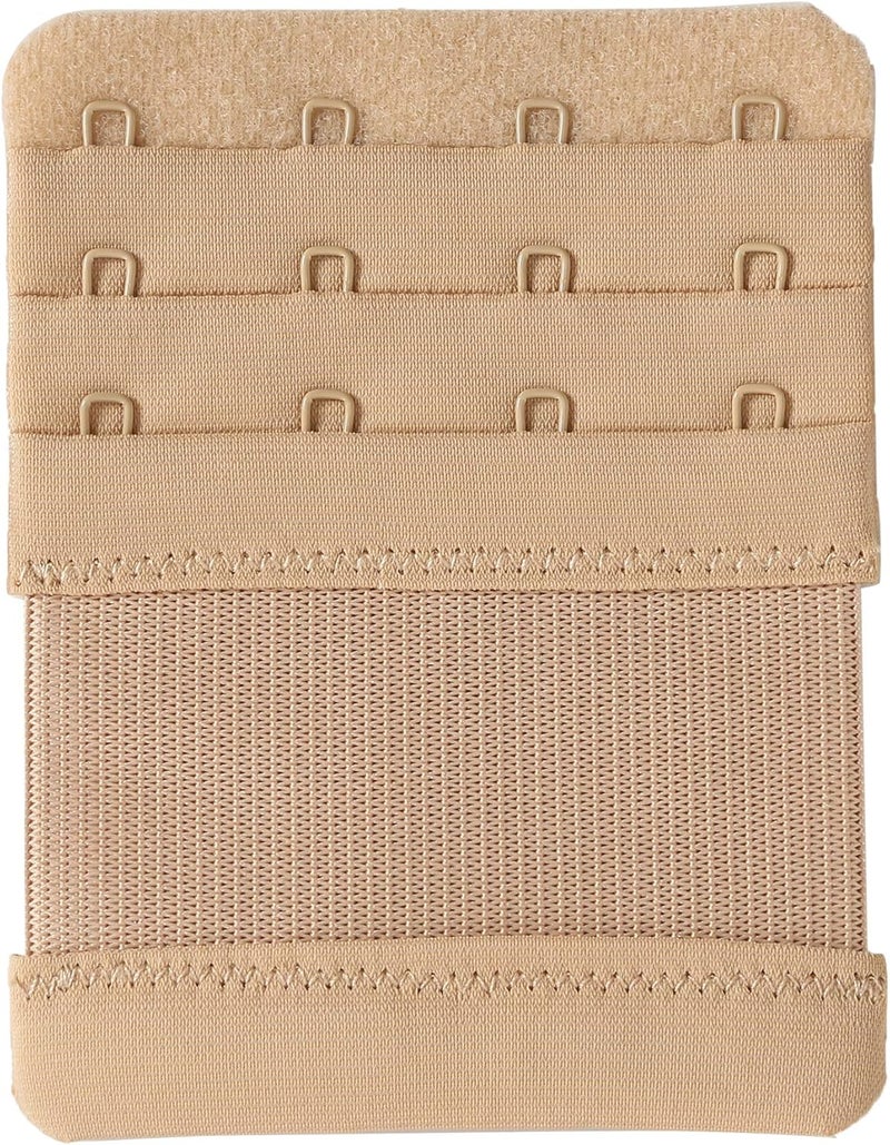 Magicmode Bra Extenders 4 Hook Elastic Stretchy Bra Extensions Strap Comfortable 3pcs-Pack - Image 2