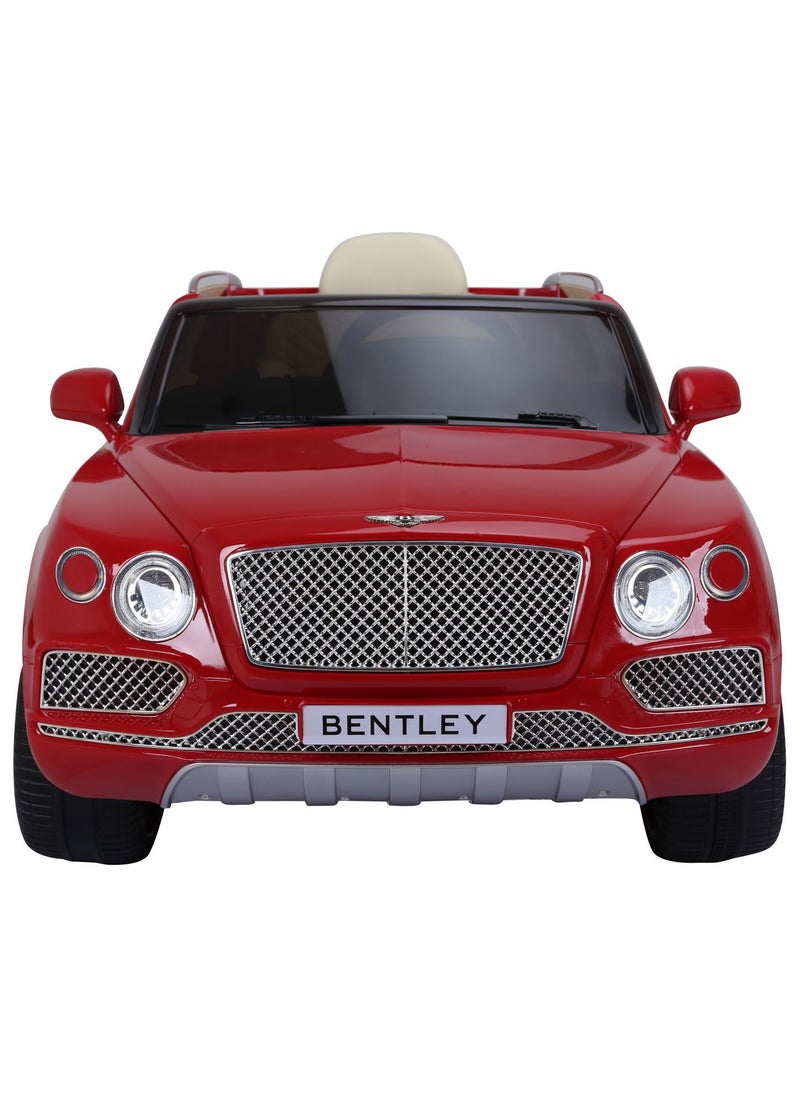 FACTUAL TOYS BENTLEY LICENSED BENTAYGA RIDE-ON 12V - RED  - Image 1