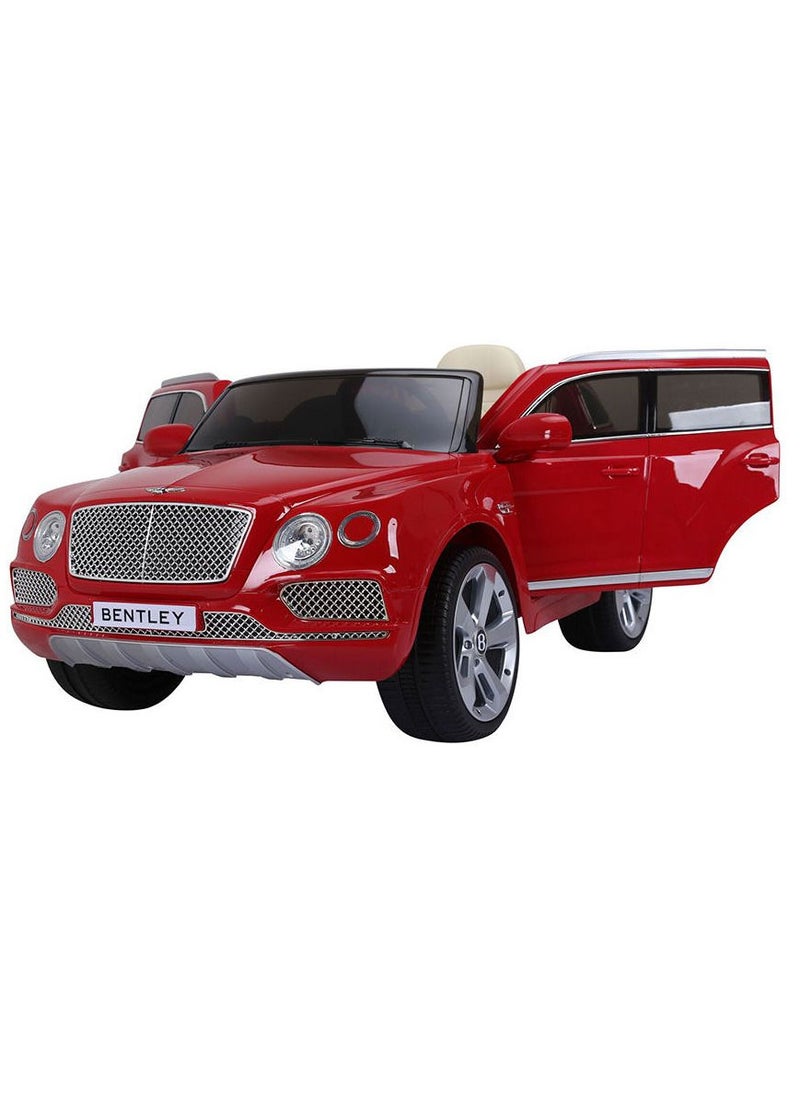 FACTUAL TOYS BENTLEY LICENSED BENTAYGA RIDE-ON 12V - RED  - Image 5