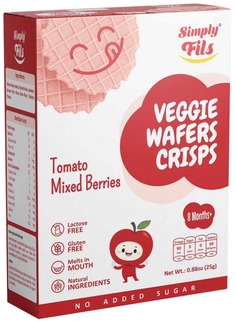 Simply Fils رقائق الخضار بنكهة الطماطم والتوت المختلط - Image 1