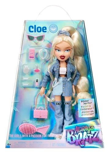 BRATZ Alwayz Bratz Cloe Fashion Doll with 10 Accessories and Poster - Image 1