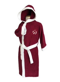 Banotex Cotton children's bathrobe with a pocket for unisex, 100% Egyptian cotton, ultra-soft, highly water-absorbent, color-fast and modern, ideal for daily use, resorts and spas, size  8 