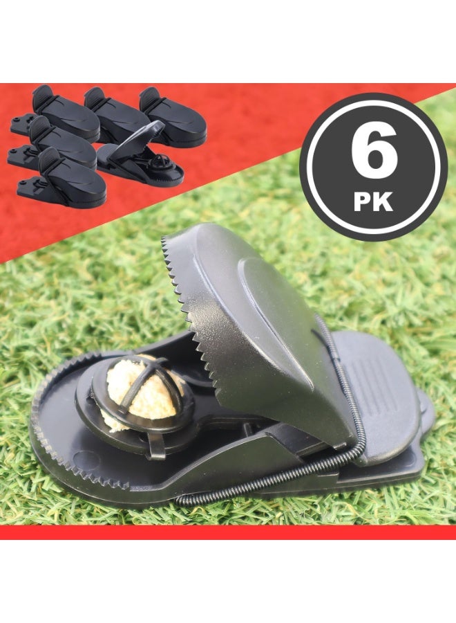Pack of 6 Rodent Snap Traps - Quick and Effective Rat and Mouse Traps, Highly Sensitive, Easy to Set and Reusable, Plastic Design Ideal for Both Indoor and Outdoor Use, Mouse Control - Image 5
