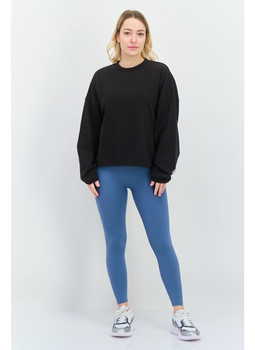 PUMA Women Sportswear Fit Long Sleeves Outdoor Sweatshirt, Black  - Image 4