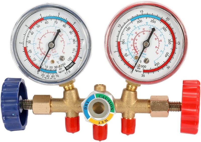 Eacam Refrigerant Manifold Gauge Set Air Conditioning Tools with Hose and Hook - Image 5