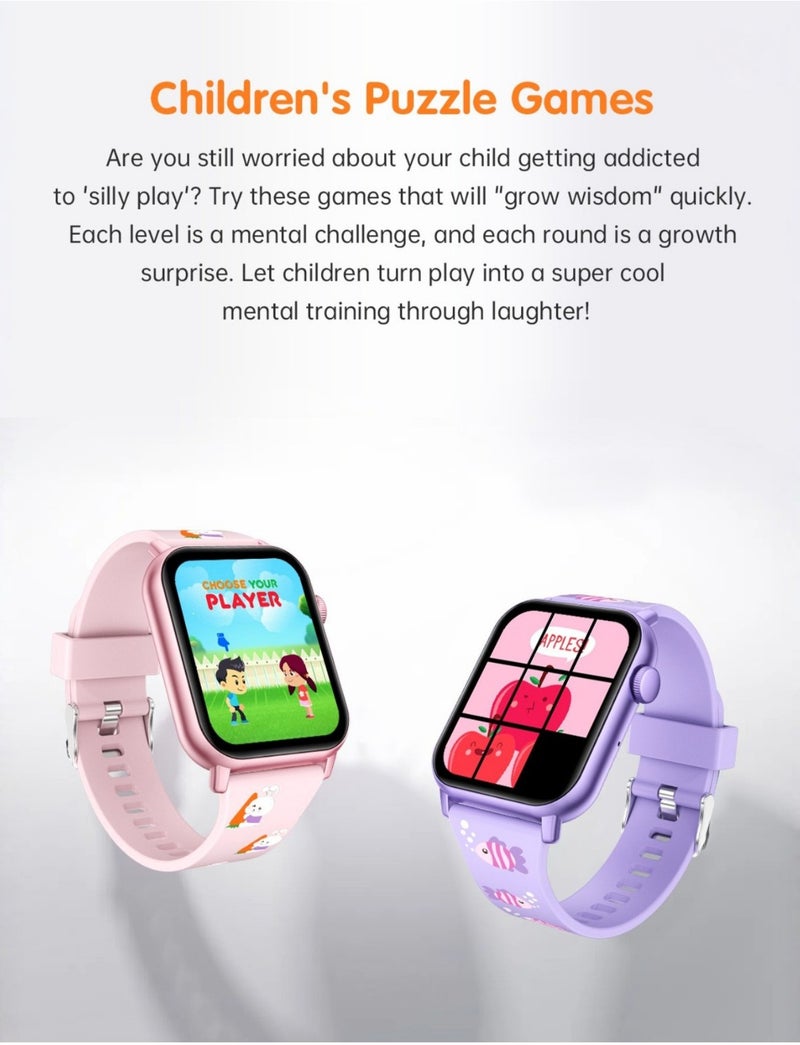 NEXORX Kids Smart Watch with Games & Camera | Best Gift for Boys & Girls | Easy Touch Screen | NEXORX KiddoTime (Pink) - Image 3