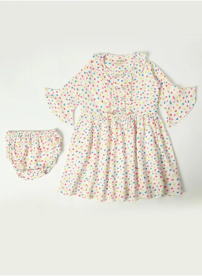 بيلا مودا Heart Print Dress