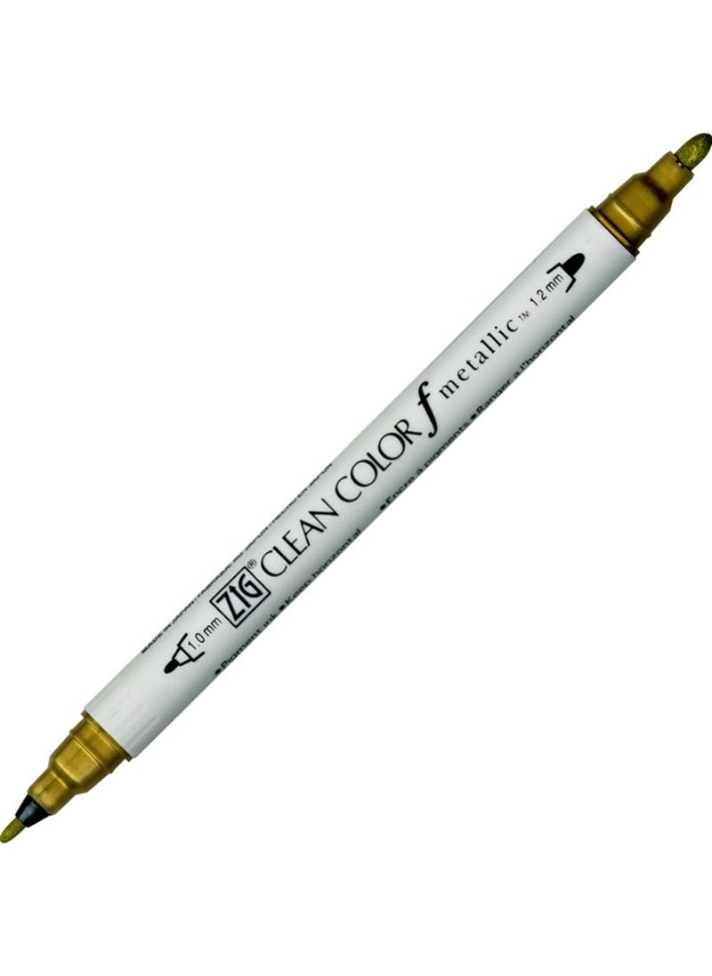 Zig Clean Color F Metallic Tcs-8000 101 Gold 