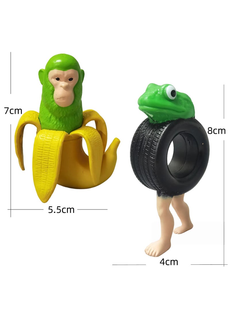 General Mythological Inspired 8-Piece Fantasy Creature Figures，TralaleloTralala、Tung Tung Tung Sahur Collectible Decorative Toys  - Image 3