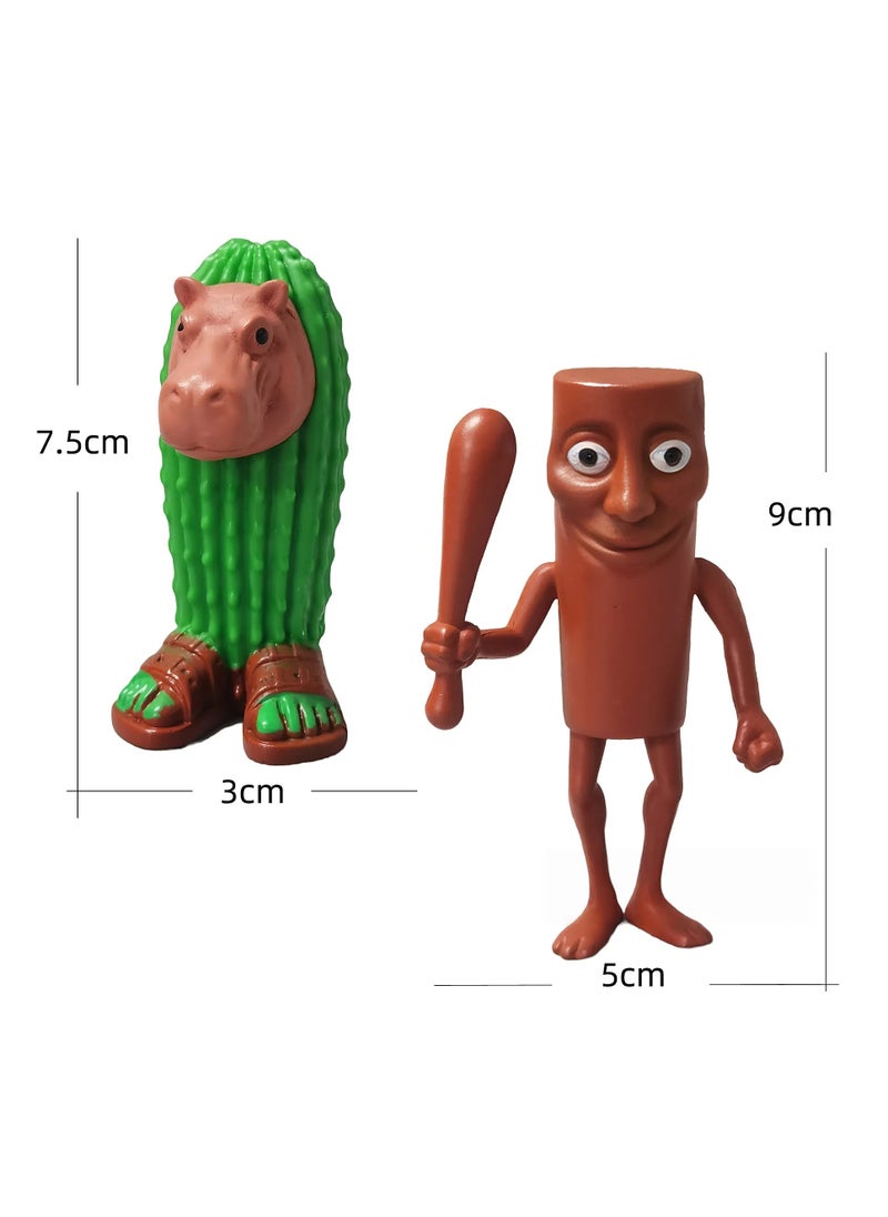 General Mythological Inspired 8-Piece Fantasy Creature Figures，TralaleloTralala、Tung Tung Tung Sahur Collectible Decorative Toys  - Image 2