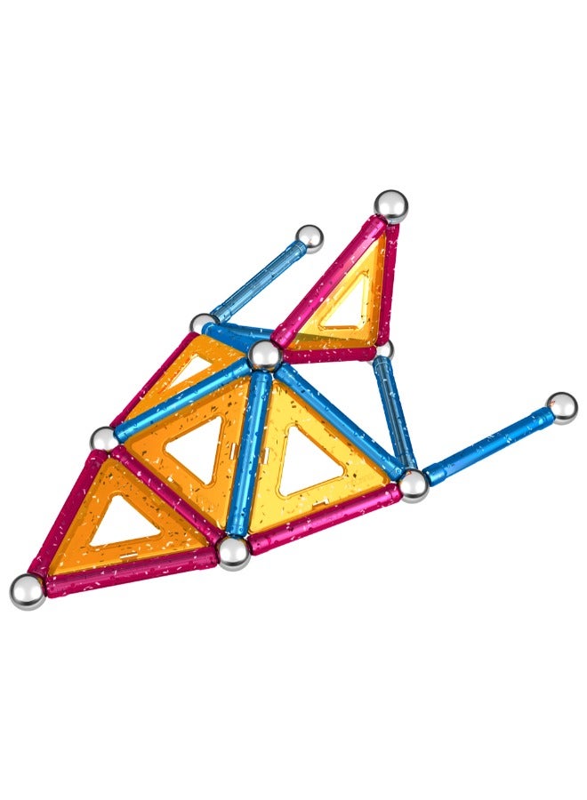 جيوماغ لوحات Geomag المغناطيسية اللامعة | ألعاب البناء للأطفال الصغار | عصي مغناطيسية لامعة مع كرات وألواح معدنية | 44 قطعة | الأعمار 3 سنوات+ - Image 4