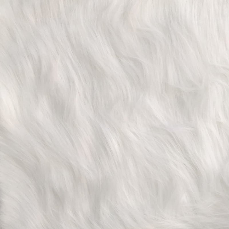 QUAGO Super Soft White Faux Fur Fabric Patches Squares Rabbit Skin Sheepskin for Craft Camera Floor Decoration Costume Bedroom Kids Room Photoshoot Prop Unstitched 20x20 inch Solid - Image 5
