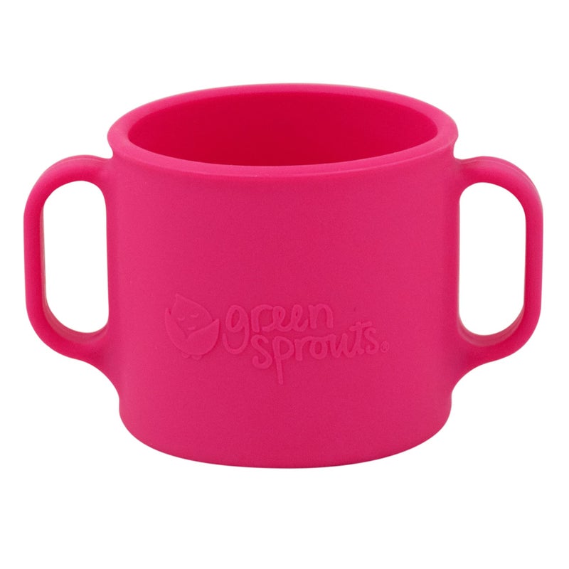 green sprouts Learning Cup, Pink, 12 Months+ - Image 2