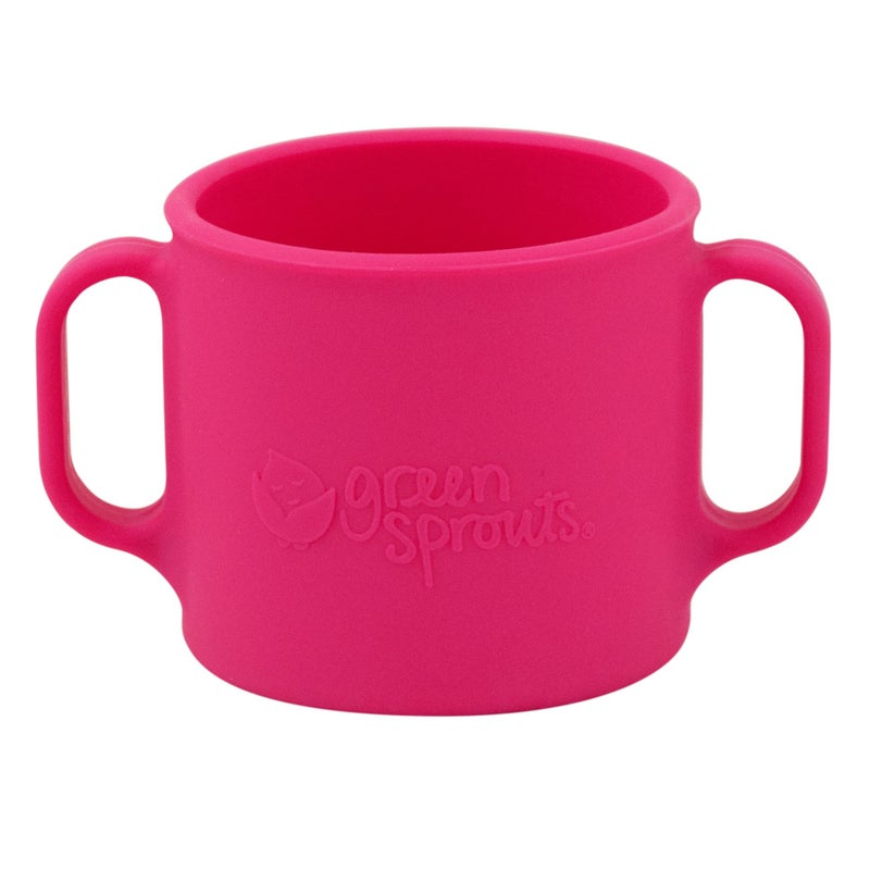 green sprouts Learning Cup, Pink, 12 Months+ - Image 4
