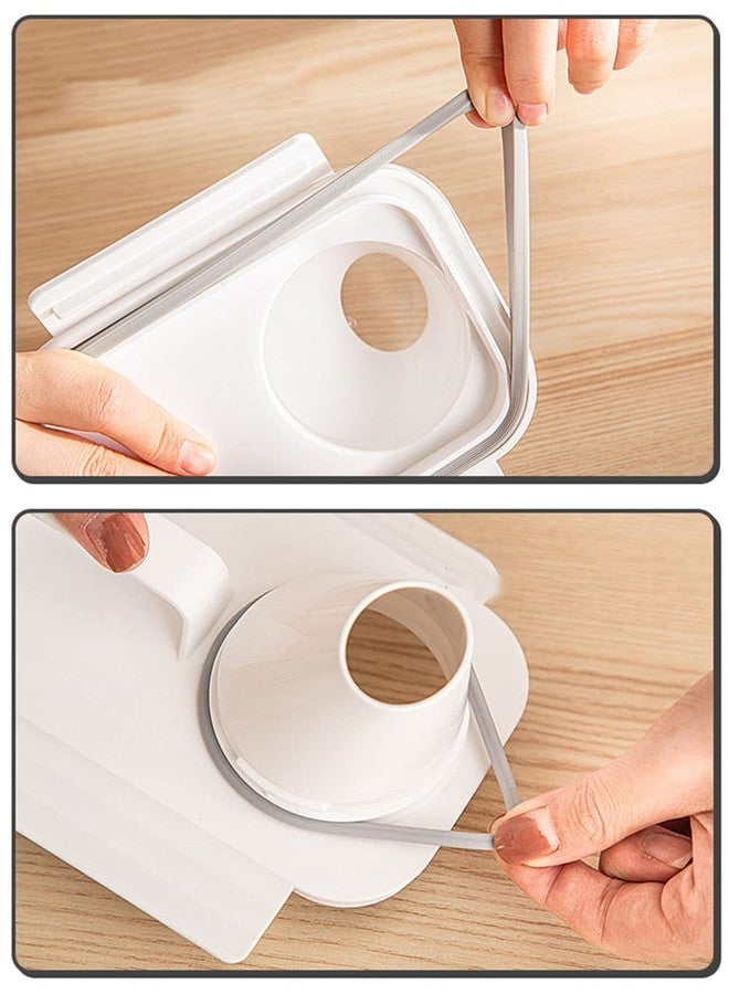 Akalin [2 Pack] Laundry Detergent Dispenser for Laundry Room Organization and Storage,37 Oz Laundry Soap Dispenser,Liquid Laundry Detergent Dispenser with 4 Removable Labels,BPA Free & PET Plastic,Clear - Image 4